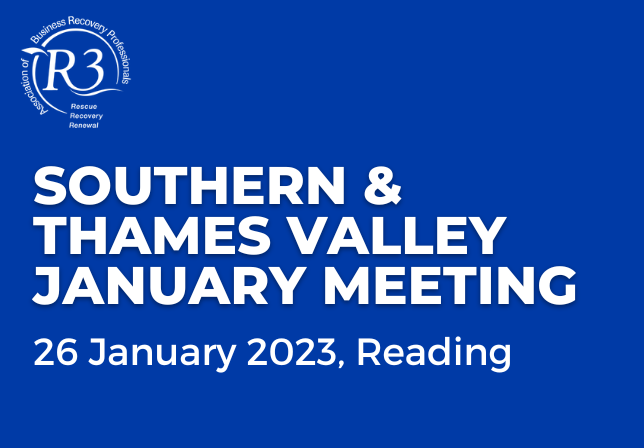 Southern & Thames Valley January Meeting