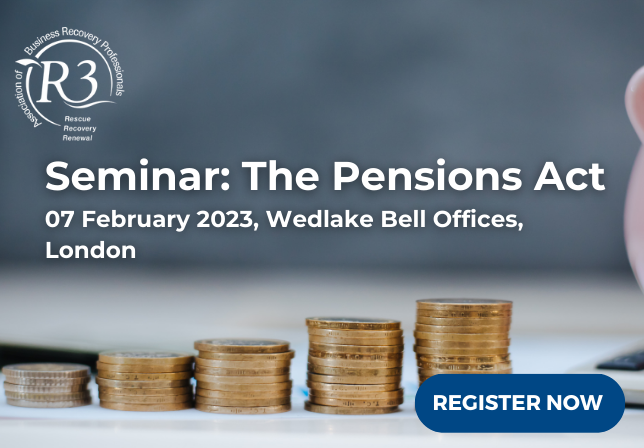 Seminar: The Pensions Act