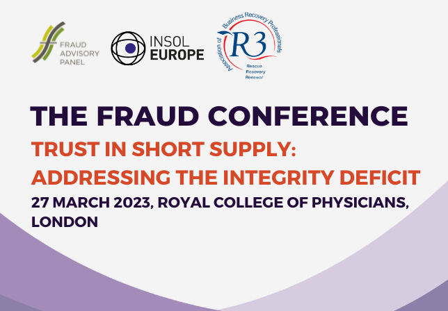 The Fraud Conference – Trust in Short Supply: Addressing the Integrity Deficit