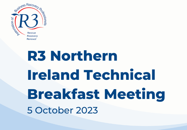 R3 Northern Ireland Technical Breakfast Meeting