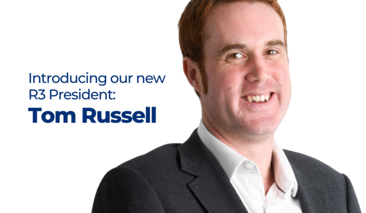 Tom Russell becomes R3 President