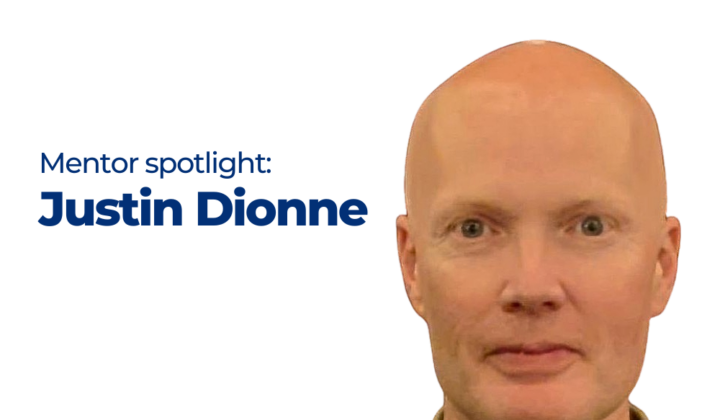 Mentor spotlight: Justin Dionne