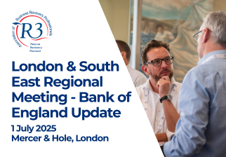 London & South East Regional Meeting – Bank of England Update
